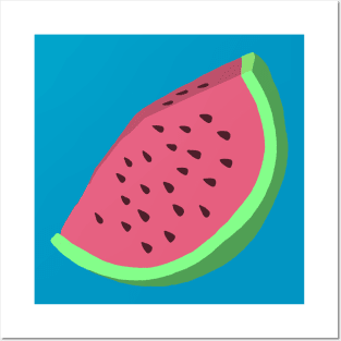 Watermelon Wedge Posters and Art